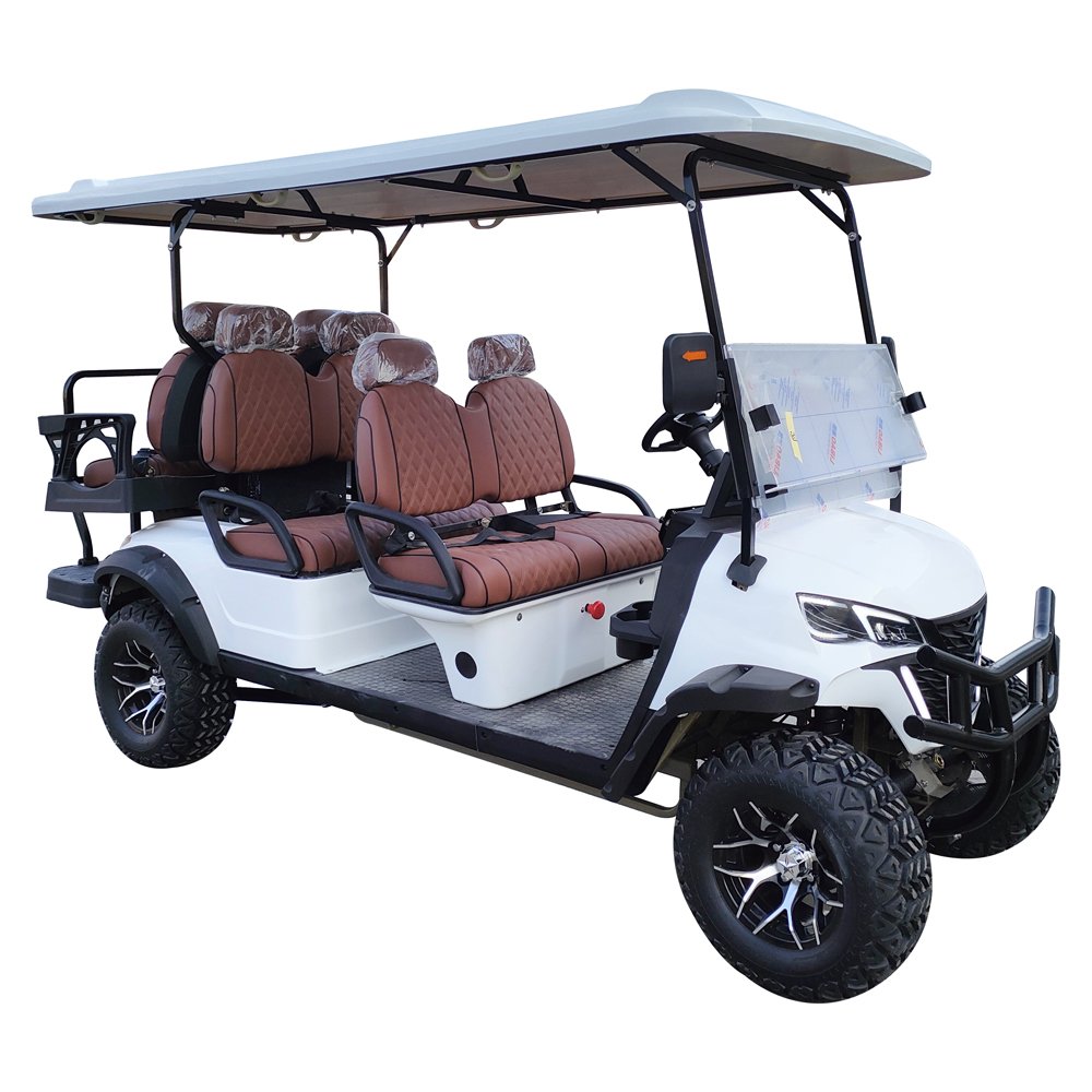 Off Road 4-seater Electric Golf Cart with Bump Custom Body Color Seat Color Lifted Buggy